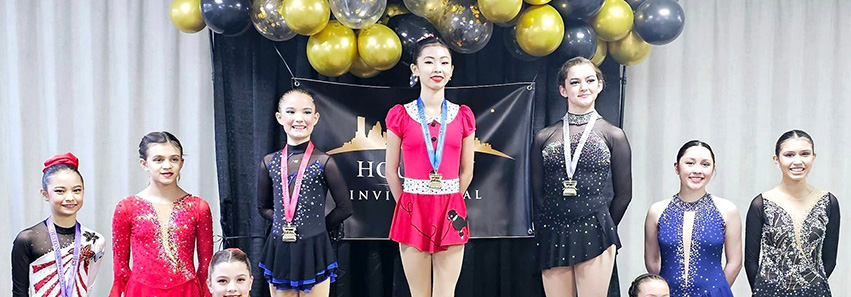 Houston Invitational Skate in 2023 Excel Juvenile Plus – 1st place Tiffany Kim