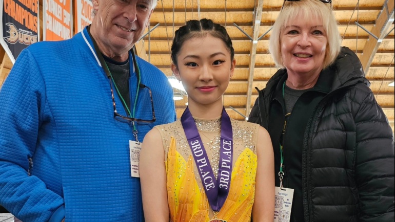 1st event : NQS – 2025 Glacier Falls Summer Classic- Intermediate Women SF – 3rd place in Anaheim CA